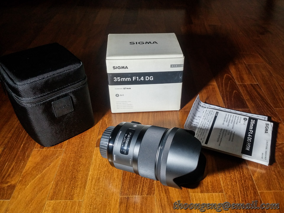 Sigma 35mm f1.4 Art (Nikon mount)