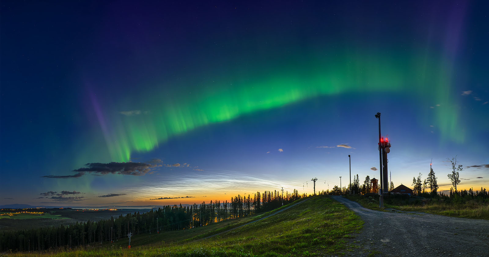 aurora and noctilucent