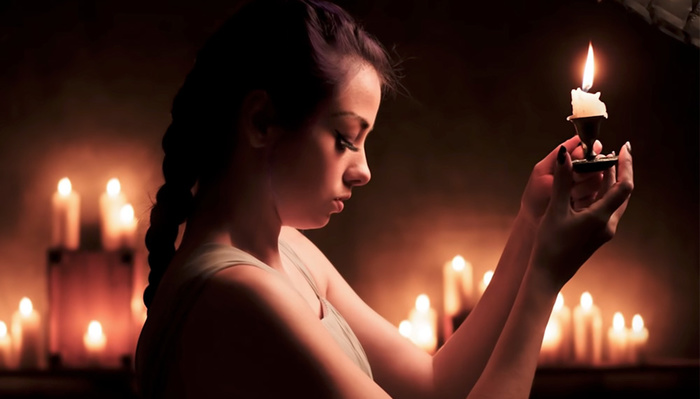 How To Mix Candlelight With Flash in the Studio