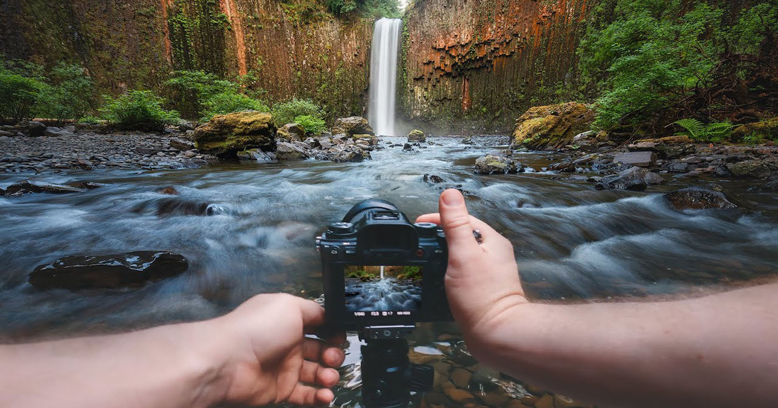 Michael Shainblum waterfall photography