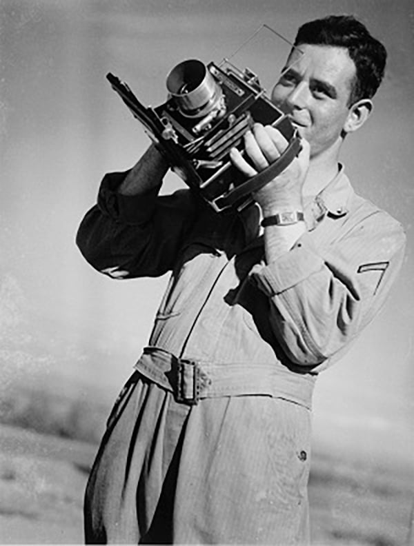 Kurt Rosenberg with a camera