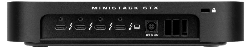 Rear view of the OWC ministack STX