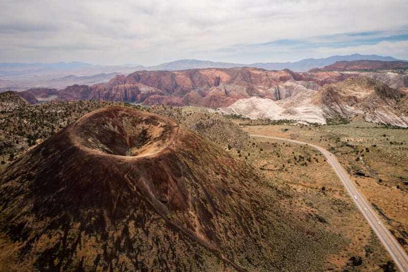 Aerial photo of Caldera