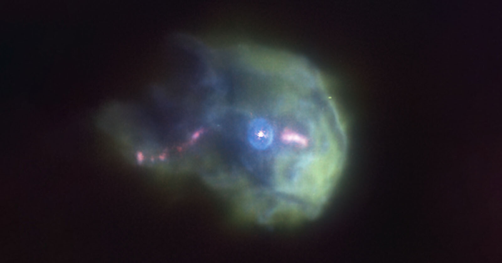 Young star in the Orion Nebula
