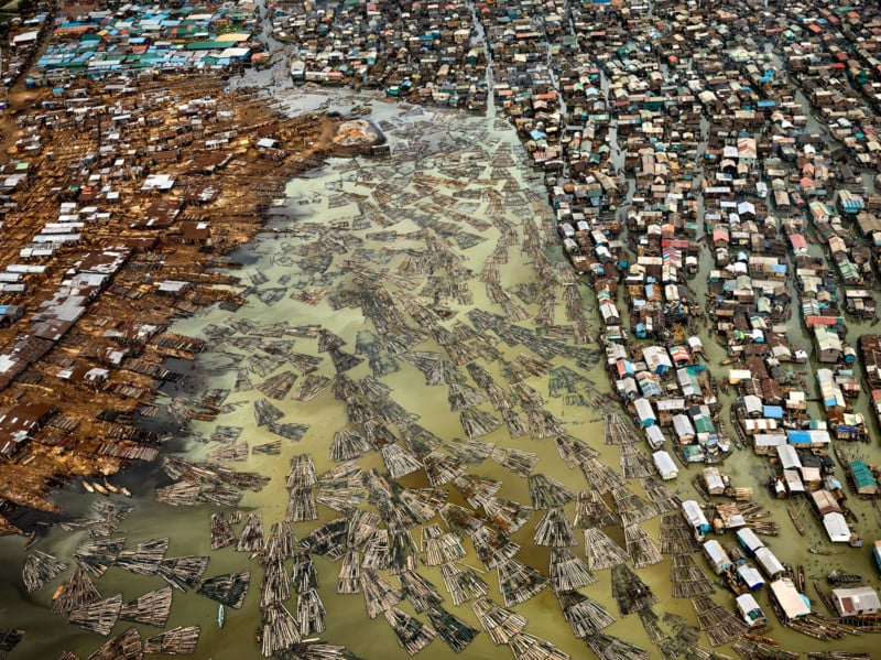 Saw Mills #2, Lagos, Nigeria, 2016 © Edward Burtynsky, 2021 Sony World