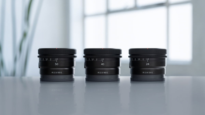 Sony Announces Three New Ultra-Compact Full Frame E-Mount Lenses