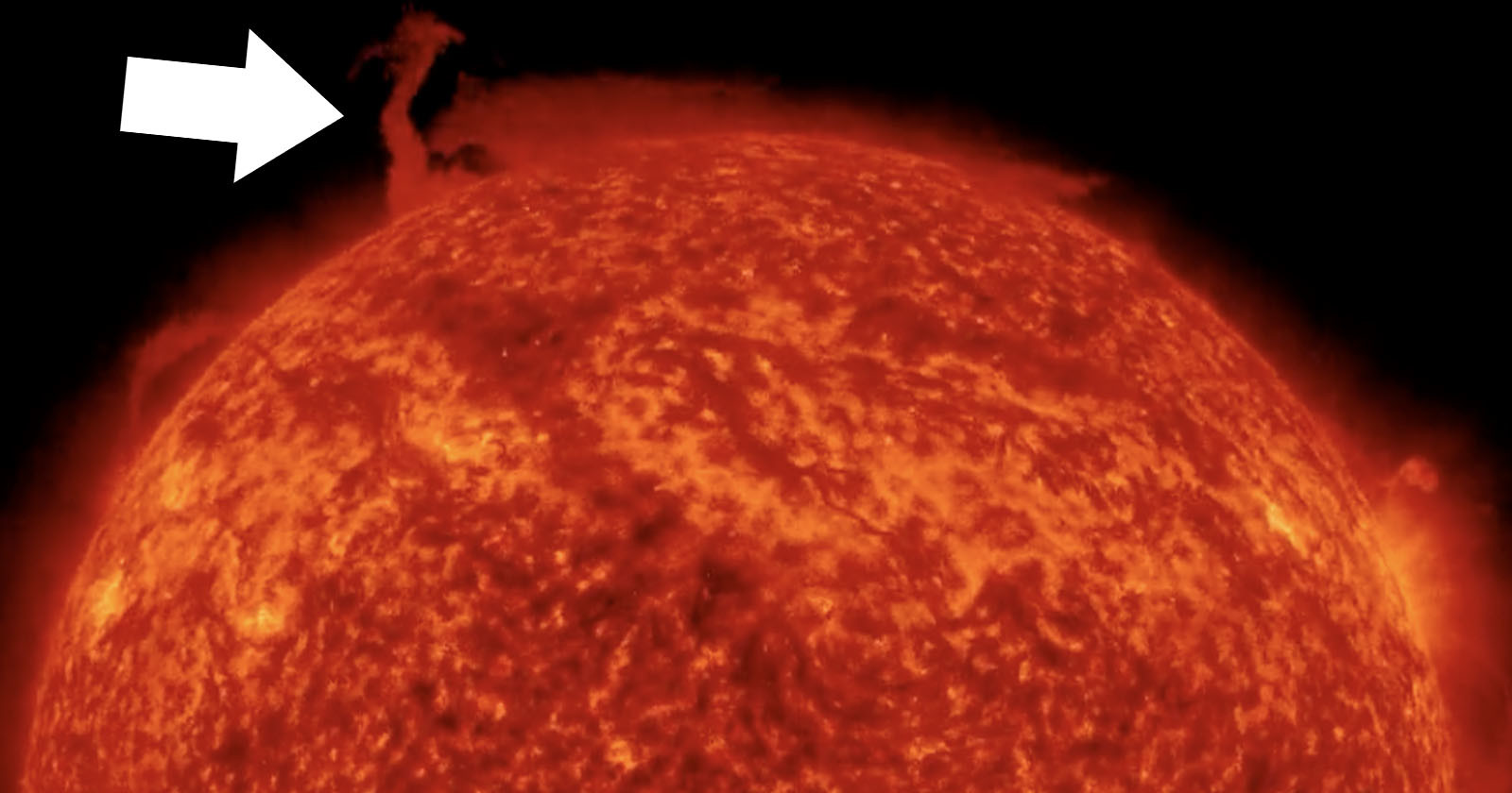 vortex on top of the sun