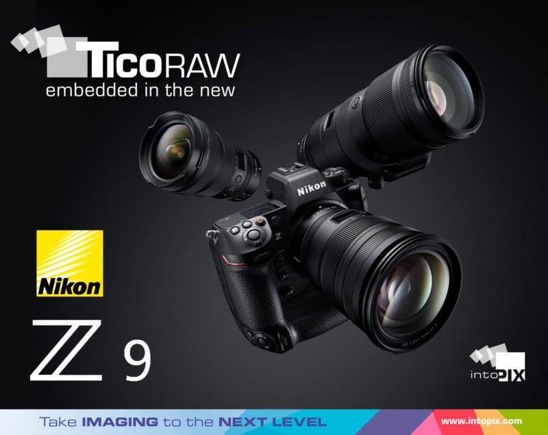 intopix ticoraw nikon z9 graphic