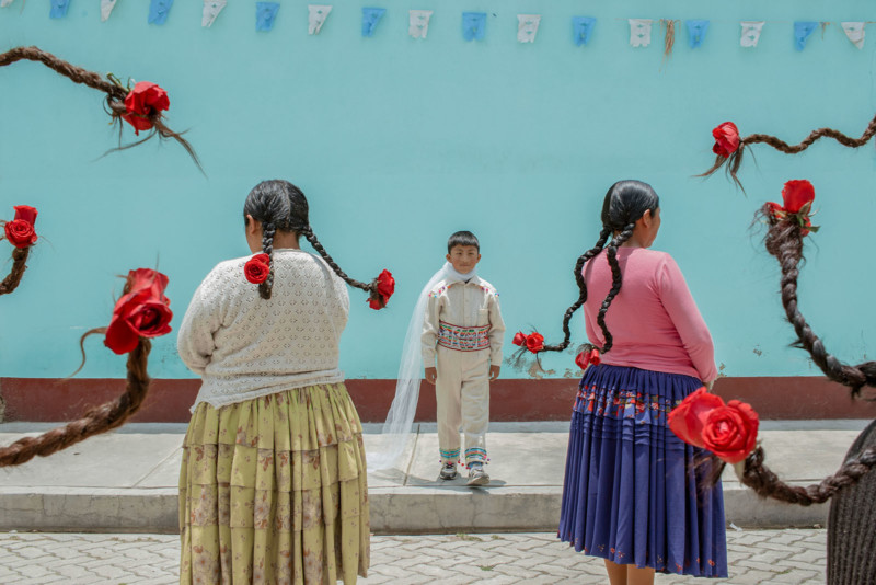 Untitled from the series Warawar Wawa (Son of the Stars in the language of the Aymara people of the Bolivian Andes. This is a re-imagining of Antoine de Saint-Exupéry's book Le Petit Prince) © River Claure