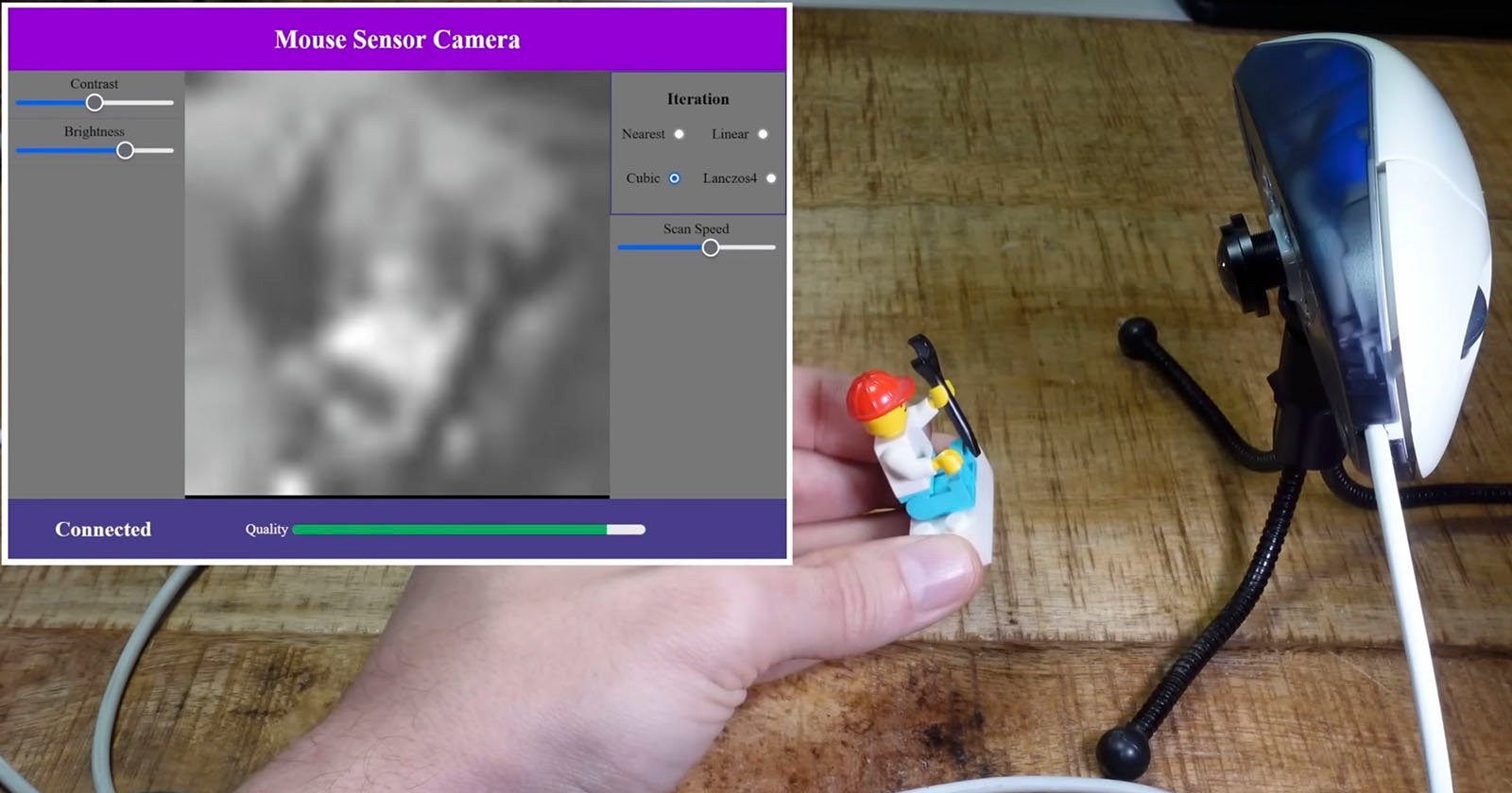 DIY mouse camera