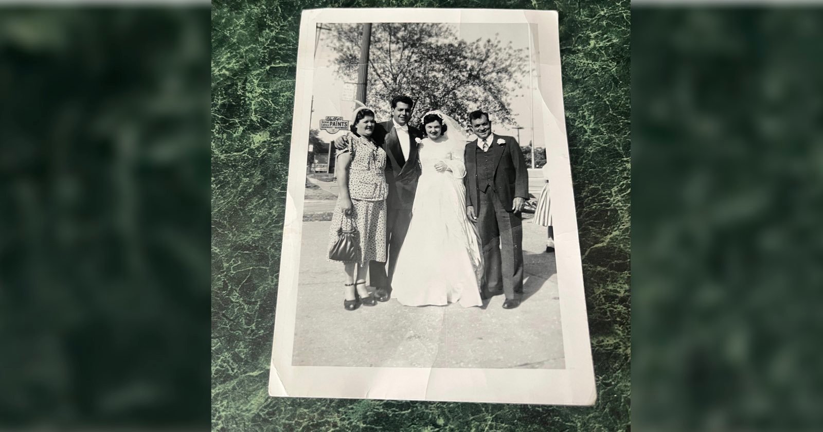 Librarian Discovers 72-Year-Old Wedding Photo in Book and Tracks Down Family