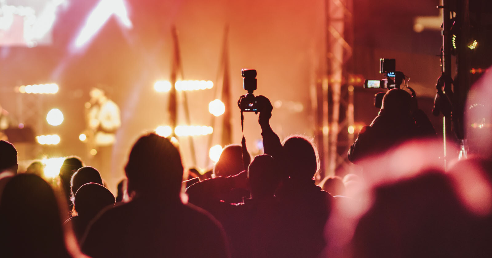 Photographer at a concert