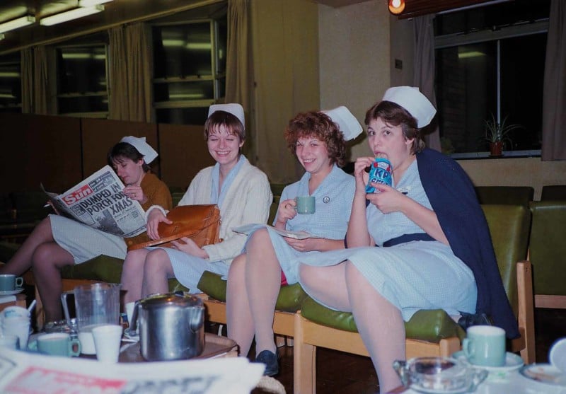 A group of ladies sitting together