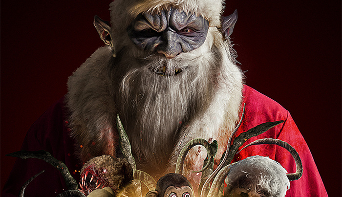 How This Artist Created an Evil Santa Image in Photoshop
