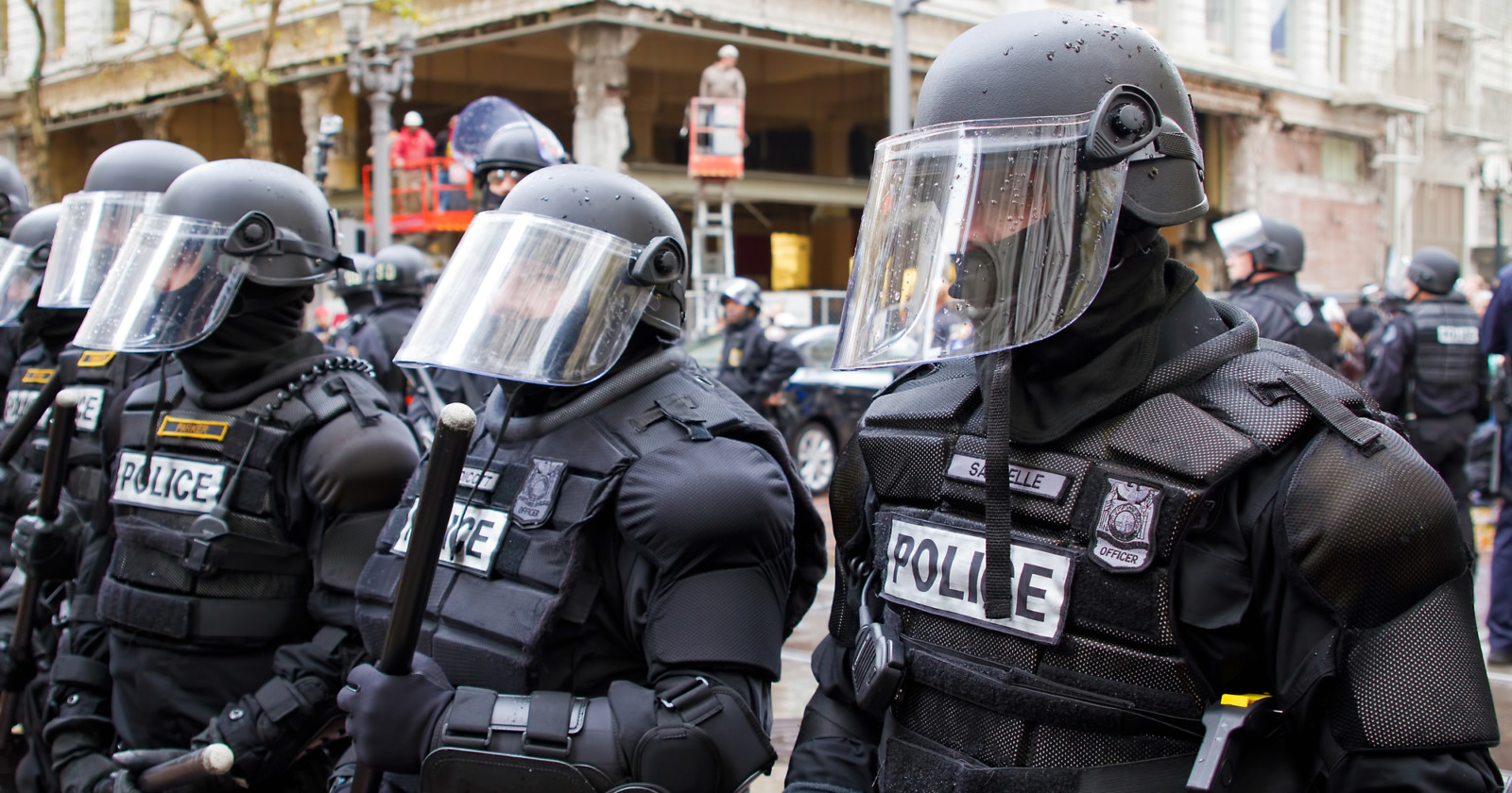 Police In Riot Gear