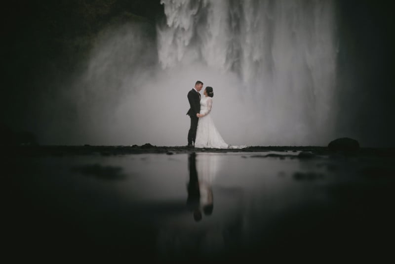 Iceland volcano elopement photography