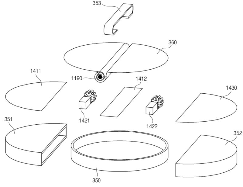 Design of mechanics for rolling smartwatch face