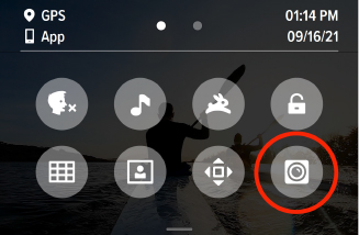 Screenshot of GoPro menu with the added Max Lens Mod button.