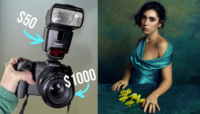 How To Create Stunning Portraits Using a Cheap on-Camera Flash