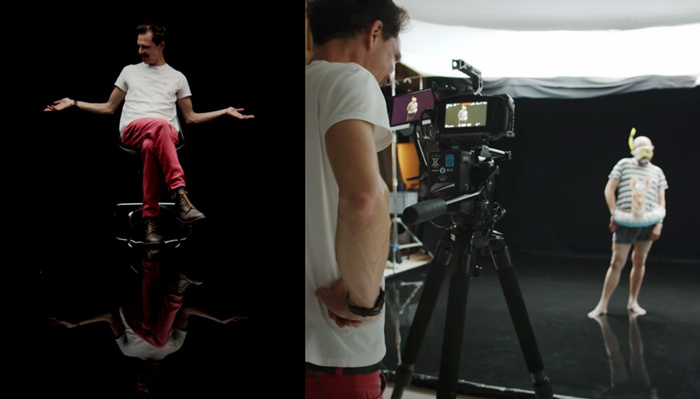 How to Create a Black Void Filled With Reflective Water, in Camera