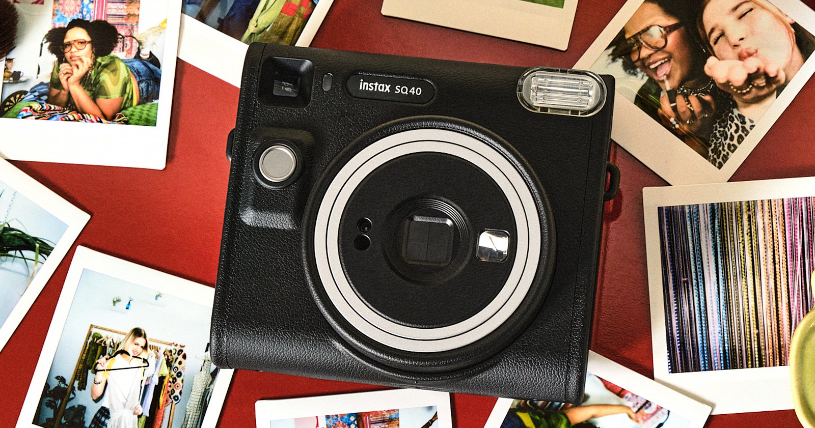 Fujifilm Instax SQ40 instant camera.
