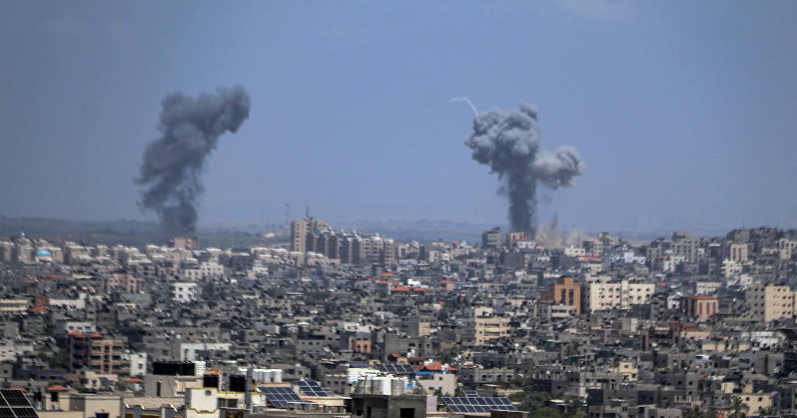 Gaza city destruction