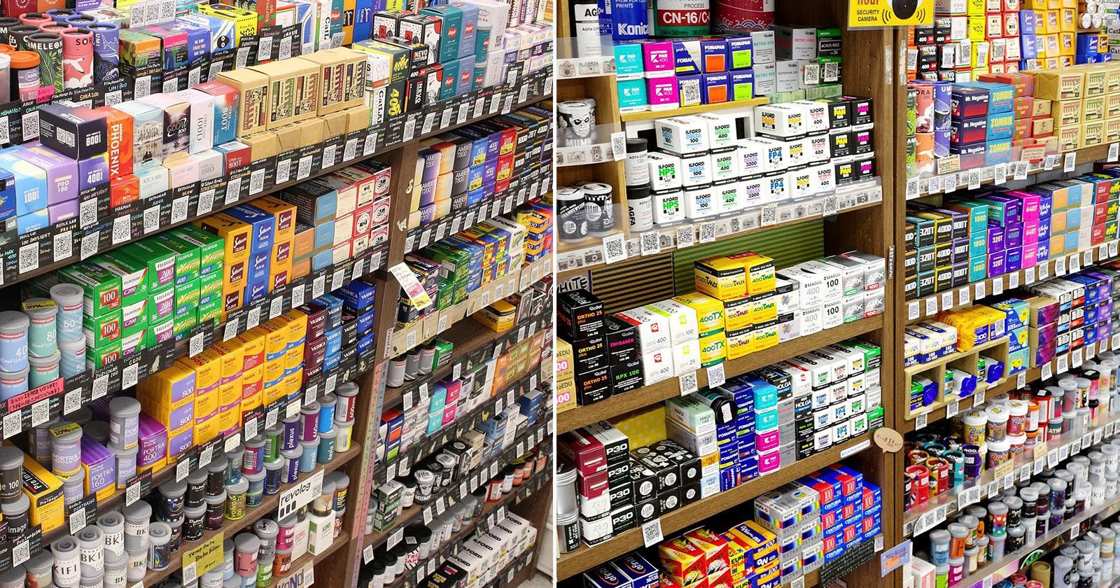 Analog camera store Japan