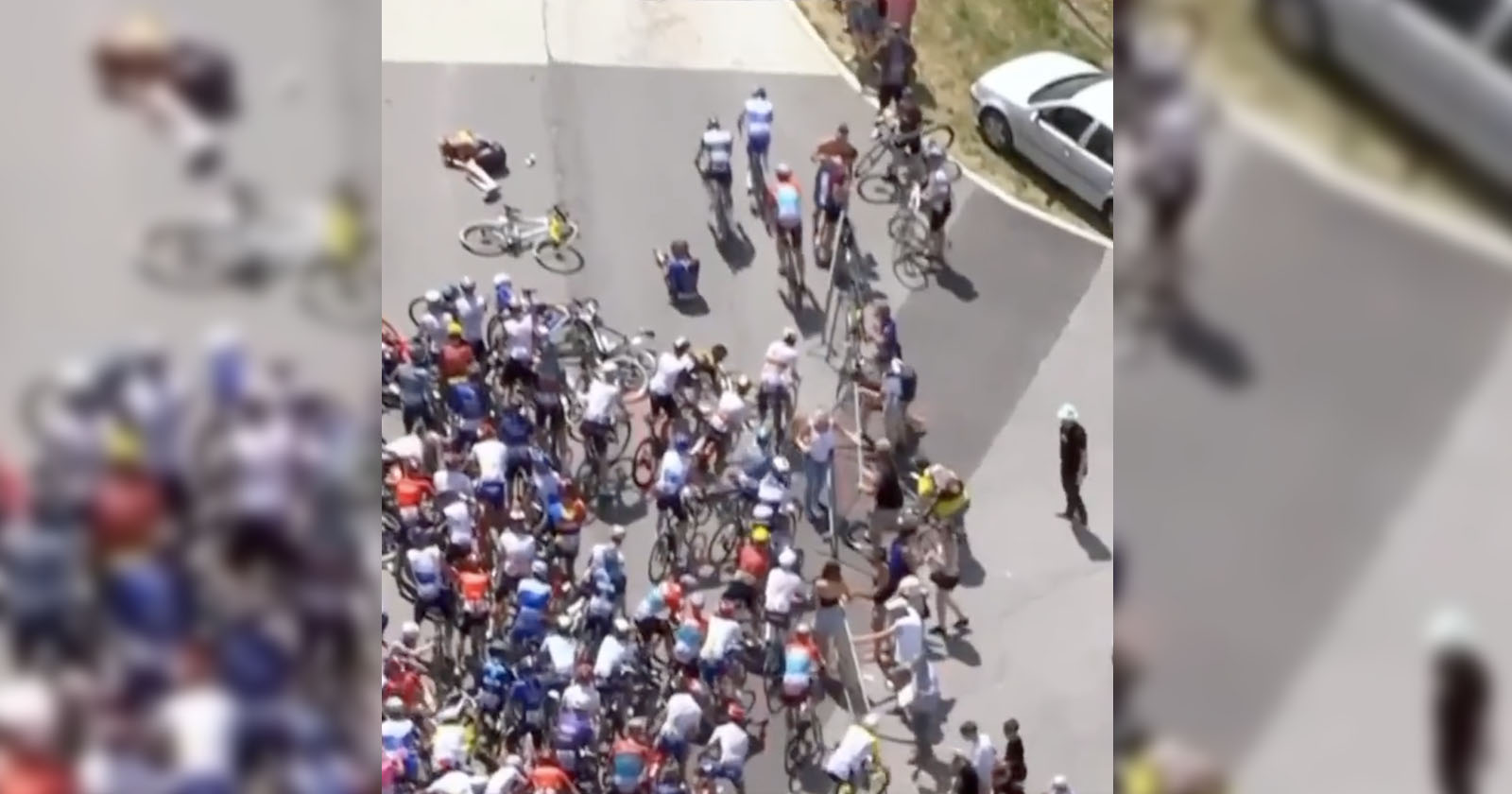 Tour de France crash