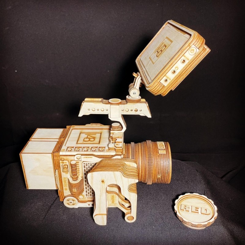 RED Komodo 6K wooden model