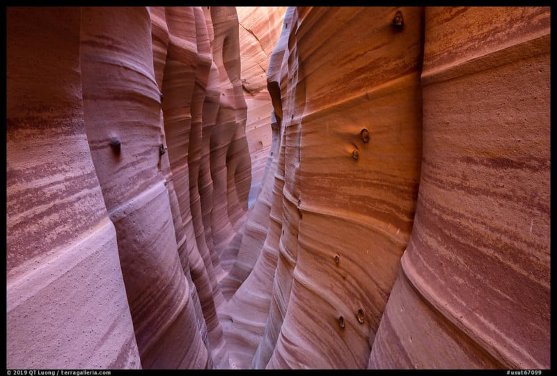 A photo at Zebra Slot Canyon