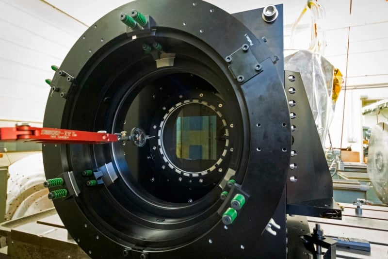 LSST camera being assembled
