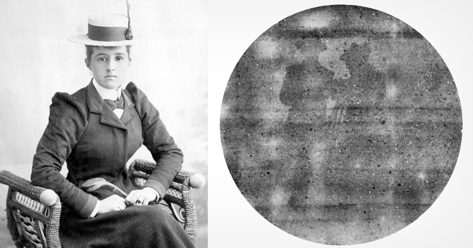 Miss Mackenzie and 134 year old photo