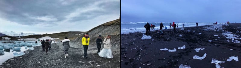 Iceland-Jokulsarlon-Crowds-Diamon-Beach-Chinese-Wedding-Photo-Shoots-Photographers-Too-Many-Ruining-Locations-Scenery-Busy-Crazy-Icebergs-Floating-Lake-Glacier-800x228.jpg