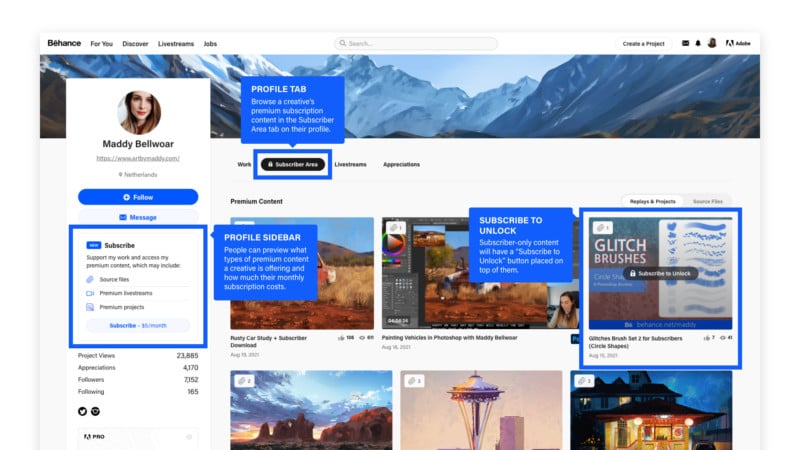 Behance_Creator-Subscriptions-area-on-Behance-Profile-petapixel-800x450.jpg