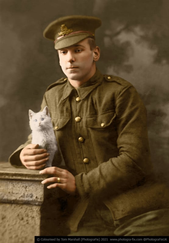Colorized photograph by Tom Marshall Colorized photograph by Tom Marshall