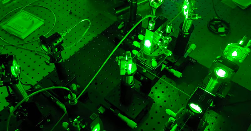 A setup of one of the prototypes in the laboratory is shown. A setup of one of the prototypes in the laboratory is shown.