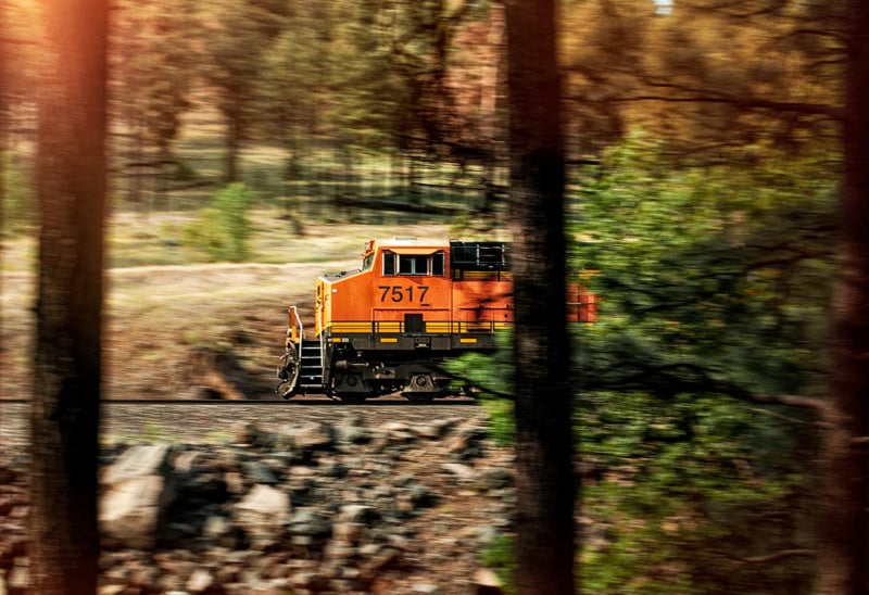 Canon 1D photo of a train