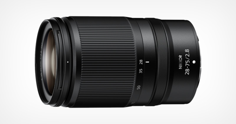 Nikkor Z 28-75mm f/2.8 side picture Nikkor Z 28-75mm f/2.8 side picture