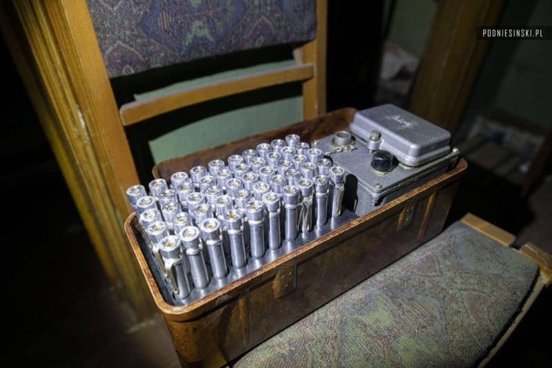 Equipment found in an old nuclear shelter Equipment found in an old nuclear shelter