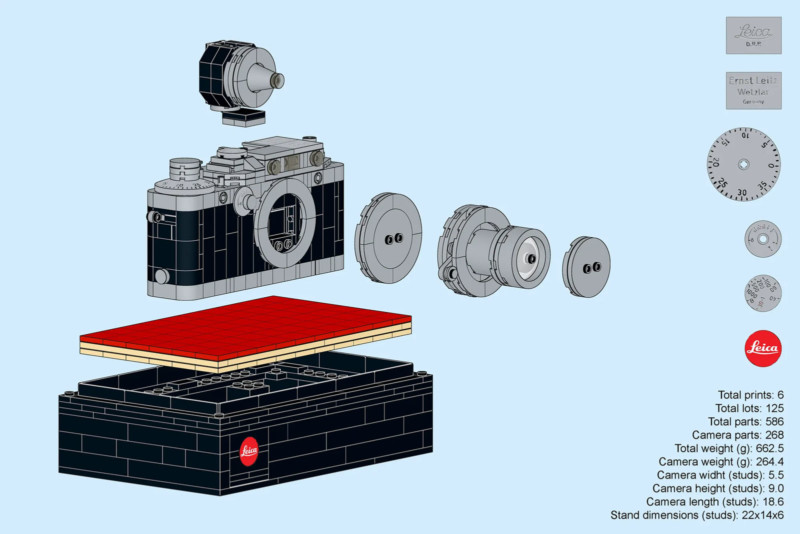 A Leica iiif LEGO camera designed by Pandis Pandus A Leica iiif LEGO camera designed by Pandis Pandus