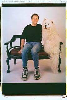 Phillip Greenspun and his dog