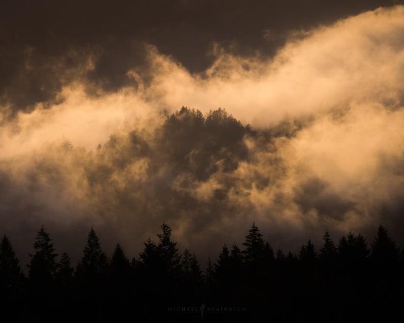 A foggy landscape by photographer Michael Shainblum A foggy landscape by photographer Michael Shainblum
