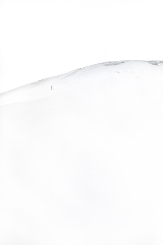 Penny Prangnell's aerial photography of Australian ski mountain range