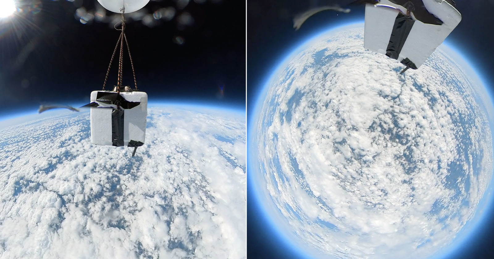Weather Balloon View of Earth Weather Balloon View of Earth